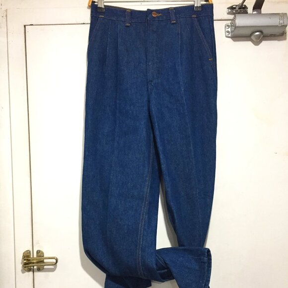 VINTAGE WRANGLER HIGH RISE JEANS SIZE 30X34 - Picture 8 of 13